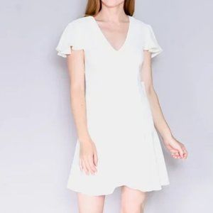 AMANDA UPRICHARD Ivory Irvina Mini Dress NWT L